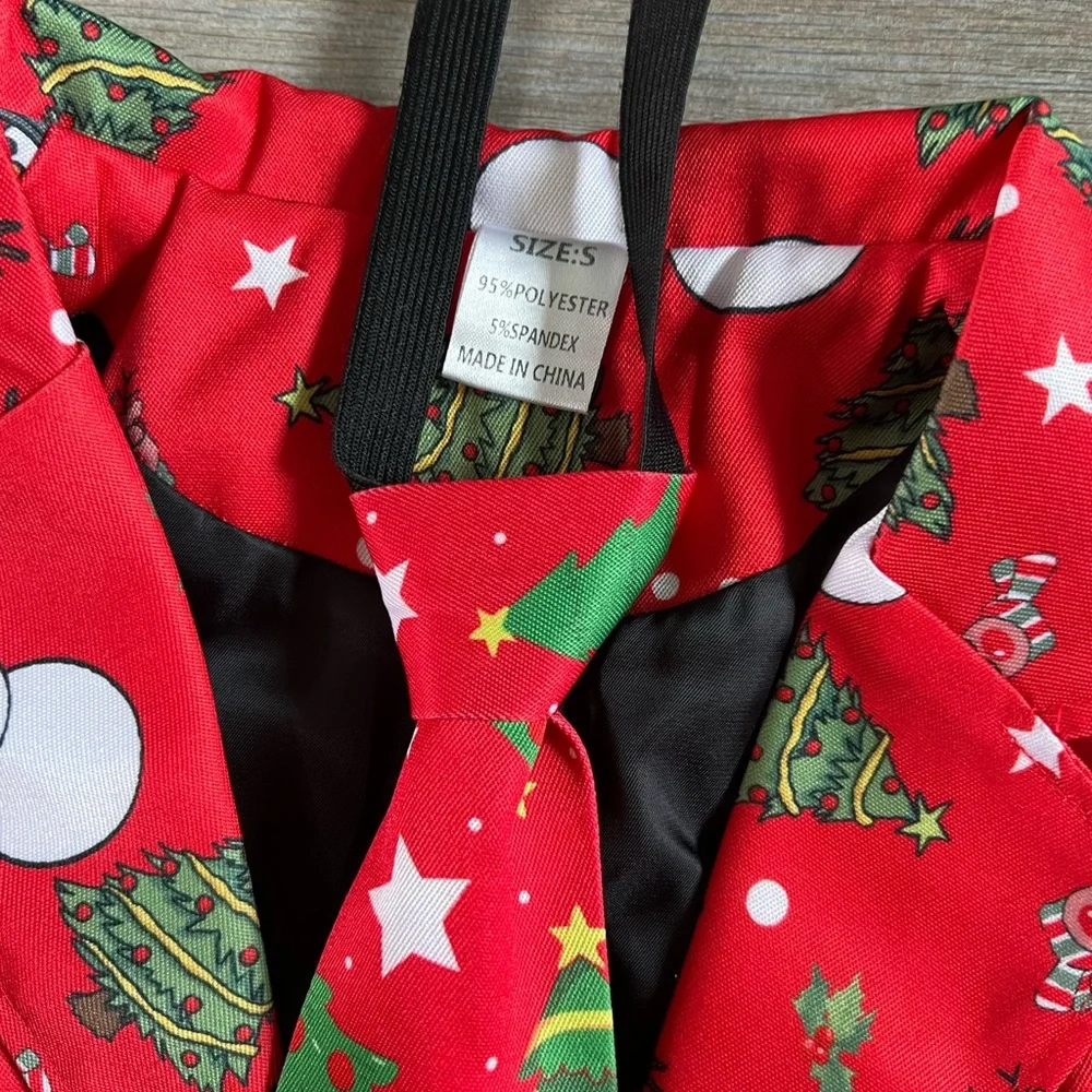 Suitmeister Boys Christmas Suit - Festive X-Mas Clothing Holiday Print
